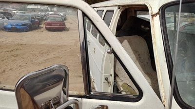 71-77 Van B200 Passenger Right Front Vent Window Small Door Glass With Frame Oem