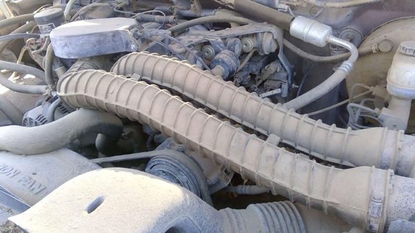 1993 Ford F250 Air Intake Tube Pair Set Resonator Pipe Elbow Rubber Hose 5.8L — photo 2