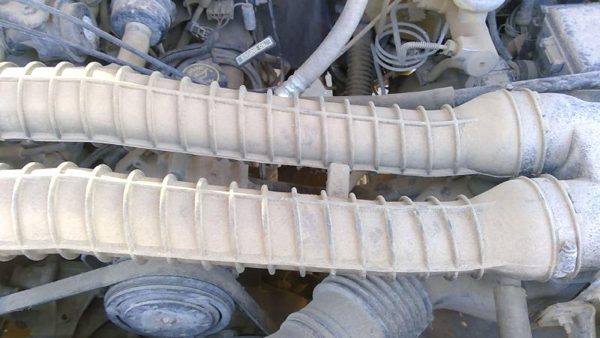 1993 Ford F250 Air Intake Tube Pair Set Resonator Pipe Elbow Rubber Hose 5.8L — photo 4