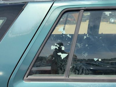 91-97 Rodeo Passenger Right Rear Vent Window Back Door Glass With Frame Oem