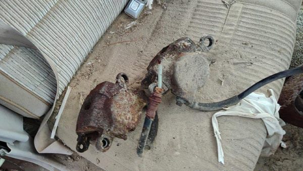 1978-1987 Chevy Malibu Passenger Right Front Brake Caliper With Mount Bracket — photo 3