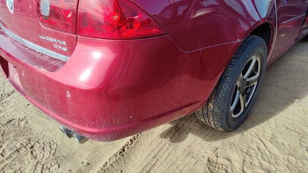 2006-2009 Buick Lucerne Rear Bumper Cover Assembly Back Park Assist Crimson 86U — photo 2