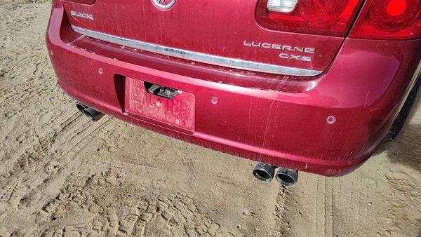 2006-2009 Buick Lucerne Rear Bumper Cover Assembly Back Park Assist Crimson 86U — photo 3