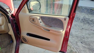 2000 Dodge Durango Passenger Right Front Door Trim Panel With Switches Tan