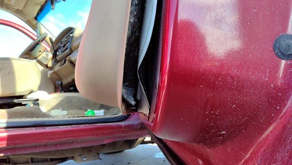 2000 Dodge Durango Passenger Right Front Door Trim Panel With Switches Tan — photo 5