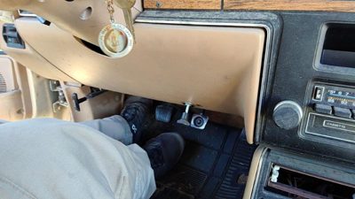 1984 Ford Tempo Lower Dash Under Column Knee Bolster Trim Panel Oem Tan