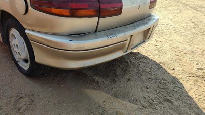 1991-1996 Saturn Sc2 Coupe Rear Bumper Cover Assembly Oem Back Gold 21080833