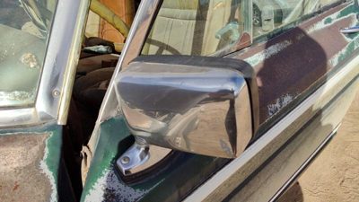 1984 Jeep Grand Door Mirror LH Wagoneer Driver Left Side Mounted OEM Glass
