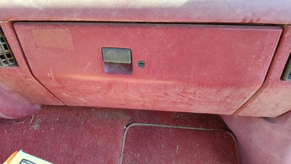 1987-1991 Ford F150 Glove Box Assembly Complete Door With Latch Oem Red — photo 1
