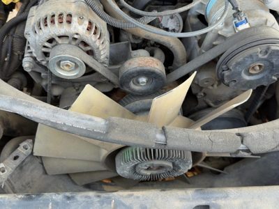 96-05 Chevy S10 Blazer Complete Cooling Fan Blade Assembly With Clutch Oem 4.3L