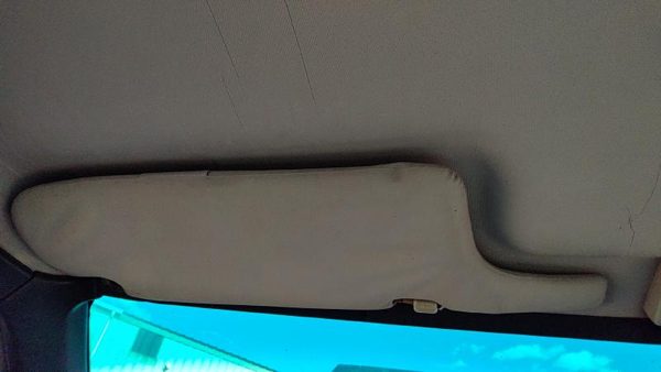 1985-1986 Toyota Camry Driver Left Sun Visor Oem Gray — photo 3
