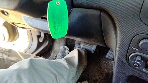 1998-2004 Dodge Intrepid Lower Dash Under Column Knee Bolster Trim Panel Black — photo 4