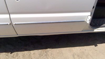 93-04 Van E150 Passenger Right Rear Moulding From Forward Door Back Trim Strip