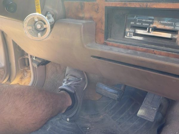 1982-1996 Buick Century Lower Dash Under Column Knee Bolster Trim Panel Oem Tan — photo 2