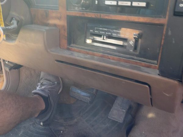 1982-1996 Buick Century Lower Dash Under Column Knee Bolster Trim Panel Oem Tan — photo 4