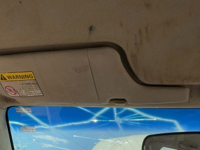 2000 Mazda Protege Dx Driver Left Sun Visor Oem Brown Bj0W69320C63