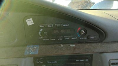1996-1999 Olds 88 Temperature Control Module In Dash Heater Ac Head Unit Oem