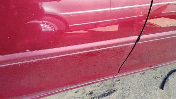 02-06 Camry Pass RH Rear Door Moulding Trim Salsa Red 3Q3 — photo 6