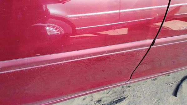 02-06 Camry Pass RH Rear Door Moulding Trim Salsa Red 3Q3 — photo 5