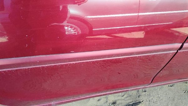 02-06 Camry Pass RH Rear Door Moulding Trim Salsa Red 3Q3 — photo 4