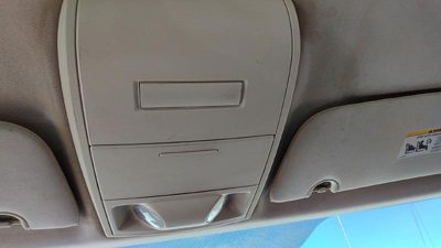 08-10 Grand Caravan Center Overhead Console Dome Light Map Lamp Cubby Gray Ds