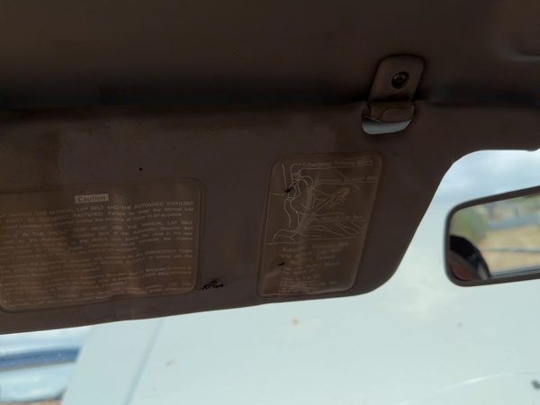 1990-1994 Subaru Legacy Driver Left Sun Visor Oem Gray — photo 6
