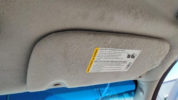 2005-2007 Gmc Envoy Passenger Right Sun Visor Oem Gray 28H 15207770 — photo 1