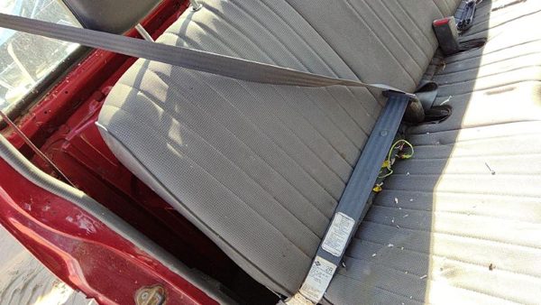 1996 Nissan Hardbody Passenger Right Front Seat Belt Retractor Oem Shoulder Gray — photo 1