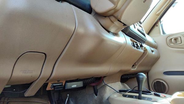 2000 Dodge Durango Lower Dash Under Column Knee Bolster Trim Panel Oem Tan — photo 2