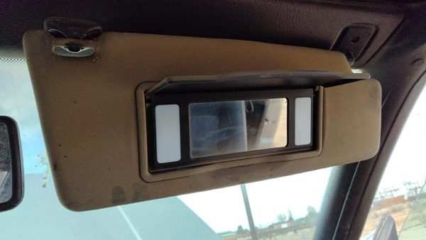 2000-2011 Vw Cabrio Convertible Passenger Right Sun Visor Oem Black — photo 6