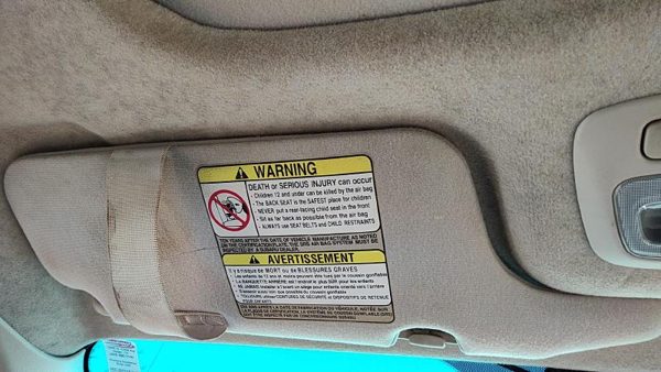 2000-2001 Legacy Outback Driver Left Sun Visor Oem Tan 040 92011Ae29aob — photo 3