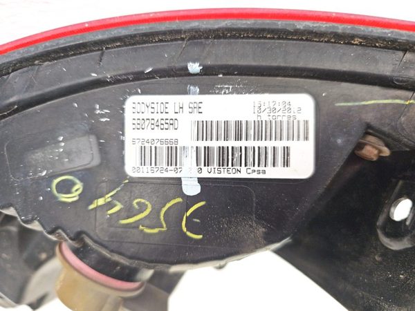 2011-2020 Dodge Journey Driver Left Tail Light Brake Lamp Oem Rear 68078465Ad — photo 2