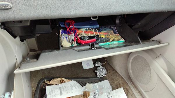 2005-2009 Chevy Equinox Glove Box Assembly Complete Door With Latch Oem Gray 142 — photo 4