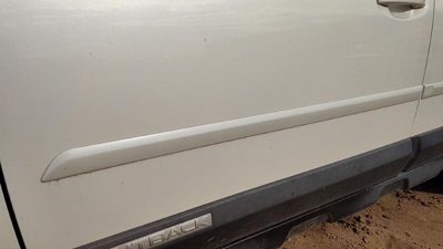 10-14 Legacy Outback Driver Left Front Upper Moulding From Door Trim Satin White