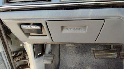 1989-1991 Olds 88 Dash Fuse Panel Cover Oem Gray