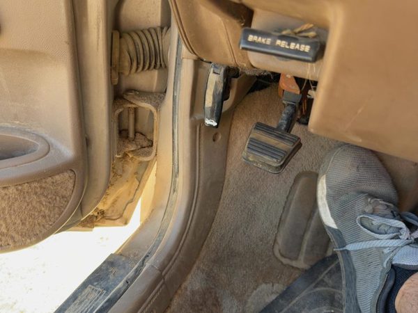 1989-1996 Buick Century Driver Left Lower Kick Trim Panel Oem Tan — photo 2