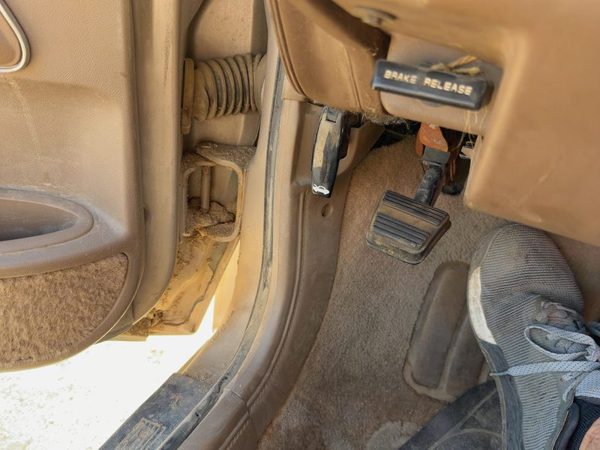 1989-1996 Buick Century Driver Left Lower Kick Trim Panel Oem Tan — photo 3
