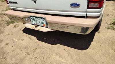 1991-1994 Ford Explorer Rear Bumper Assembly With Brackets Oem White F2tz17906j