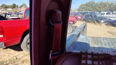 1987-1991 Ford F150 Passenger Right Front Seat Belt Retractor Oem Shoulder Red