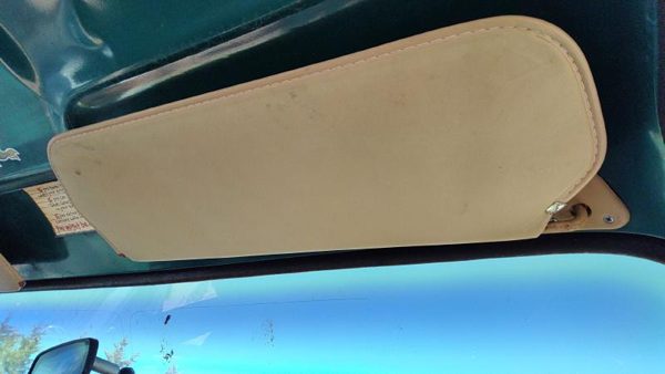 1976 Silverado C10 Passenger Right Sun Visor Oem Brown — photo 2