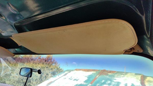 1976 Silverado C10 Passenger Right Sun Visor Oem Brown — photo 1