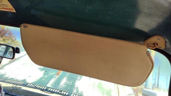 1976 Silverado C10 Passenger Right Sun Visor Oem Brown — photo 5