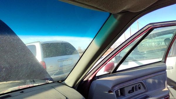 96-99 Olds 88 Passenger Right A Pillar Trim Windshield Post Panel Oem Gray — photo 2