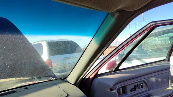 96-99 Olds 88 Passenger Right A Pillar Trim Windshield Post Panel Oem Gray — photo 3