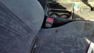 1998-1999 Honda Accord Passenger Right Front Seat Belt Buckle Receiver Oem Gray