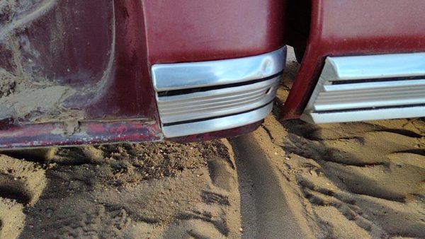 1978-1979 Ford F150 Driver Left Rear Moulding On Lower Cab Panel Oem — photo 3