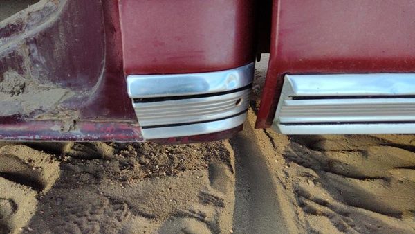 1978-1979 Ford F150 Driver Left Rear Moulding On Lower Cab Panel Oem — photo 2