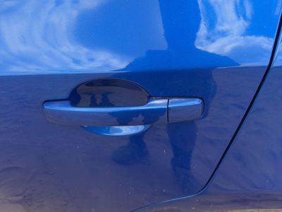 2007-2012 Nissan Sentra Driver Left Rear Outside Door Handle Oem Back Blue B17