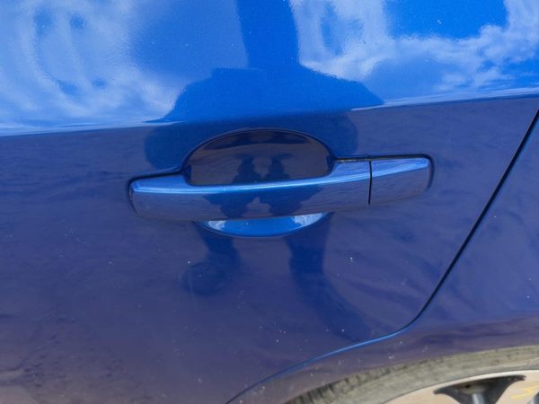 2007-2012 Nissan Sentra Driver Left Rear Outside Door Handle Oem Back Blue B17 — photo 2