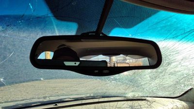 1998-2011 Lincoln Town Car Inside Rear View Mirror Oem Windshield Mounted